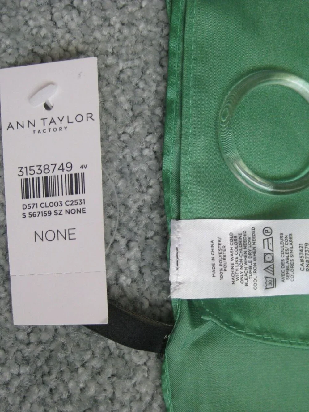Ann Taylor Factory Border Floral Square Scarf 36x36 in Blue Green White NEW